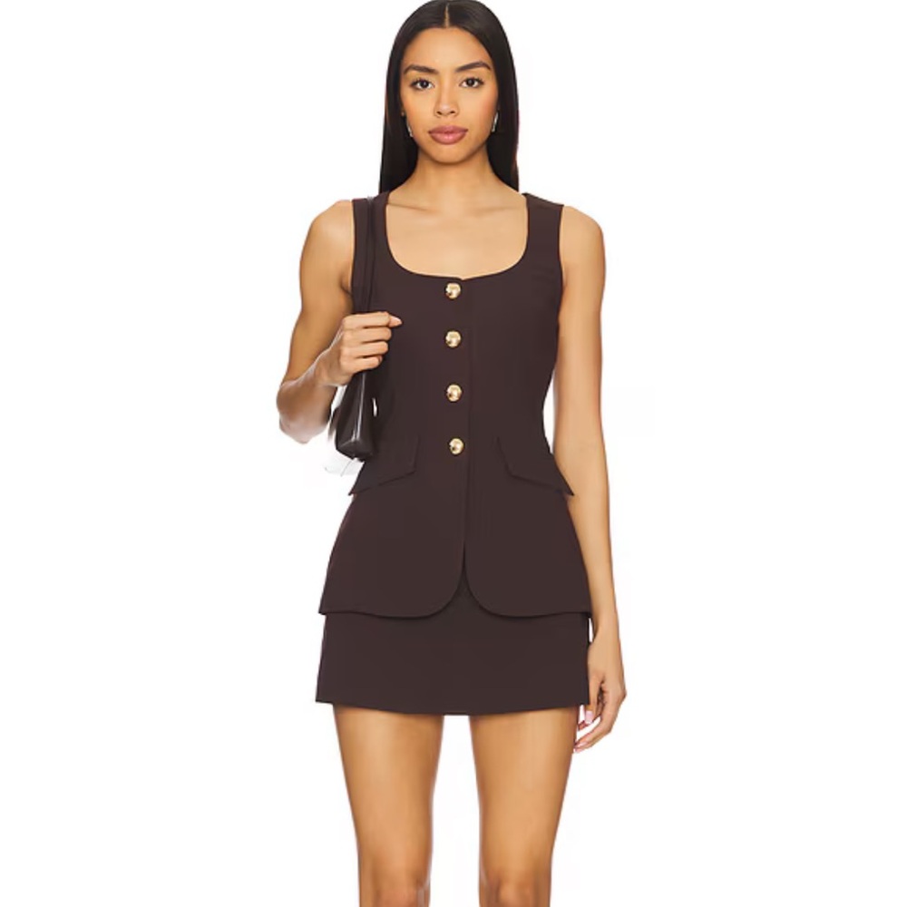 Kya Romper x Revolve in Cocoa